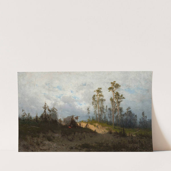 Gipsy tents (1876) by Zygmunt Sidorowicz