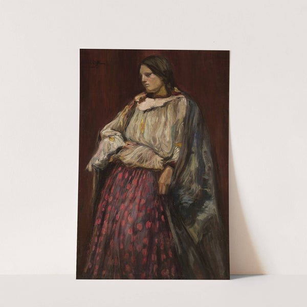 Gipsy woman by Witold Wojtkiewicz