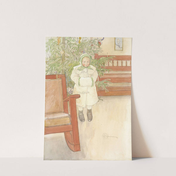 Girl and rocking chair (1907) by Carl Larsson