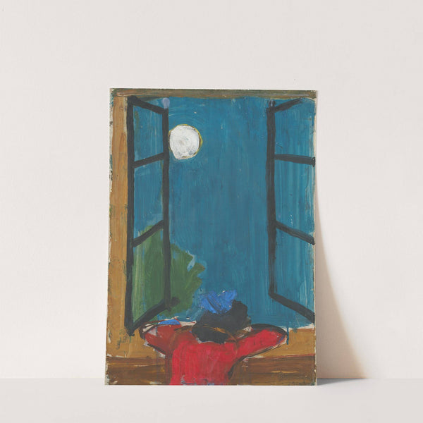 Girl and the Moon by Karl Pärsimägi