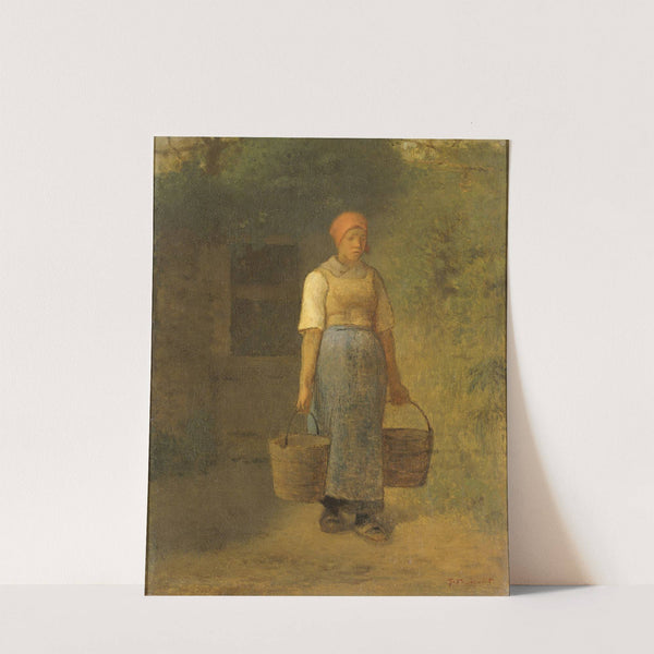 Girl carrying Water by Jean-François Millet