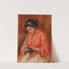 Girl Darning (Femme reprisant) by Pierre-Auguste Renoir