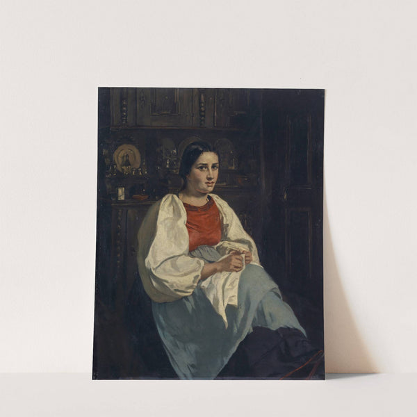 Girl from Oberhasli by Frank Buchser