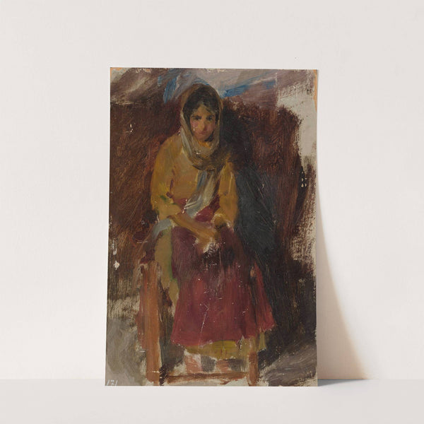 Girl. From the journey to Crimea by Jan Ciągliński