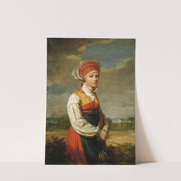 Girl from Vingåker (1822) by Johan Gustaf Sandberg