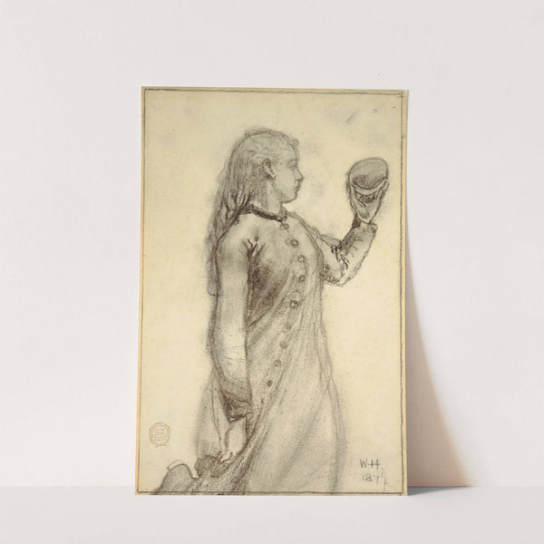 Girl Holding a Shell by Winslow Homer