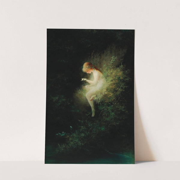 Girl Holding A Snake - Innocence by Karl Wilhelm Diefenbach