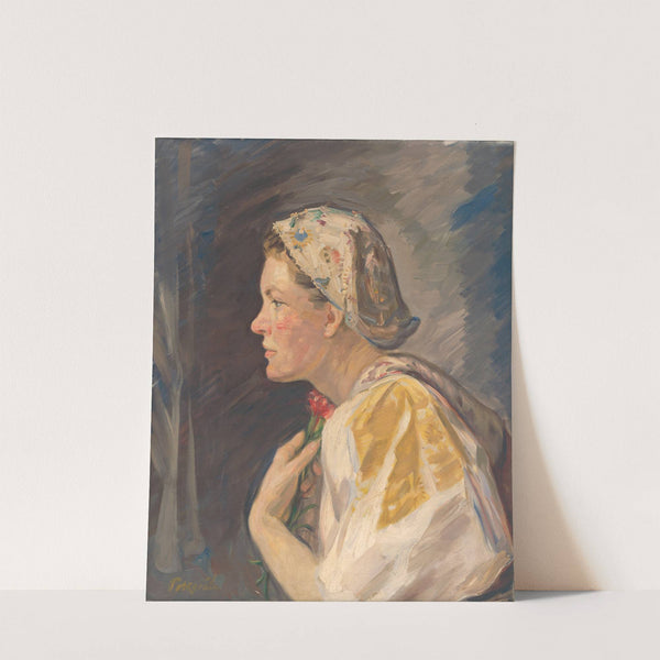 Girl in a Bonnet by Štefan Polkoráb