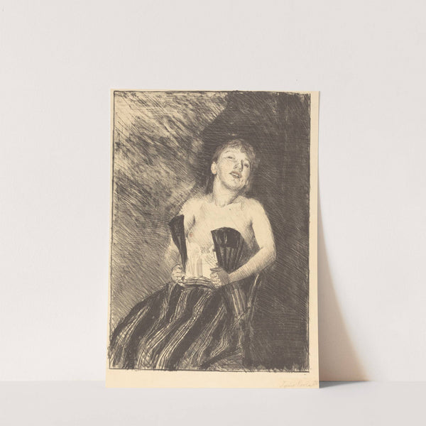 Girl in a Corset (Mädchen im Korsett) (1895) by Lovis Corinth