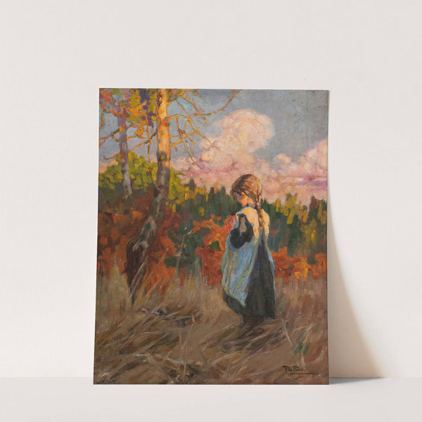 Girl in a Field by Alberto Plá Rubio