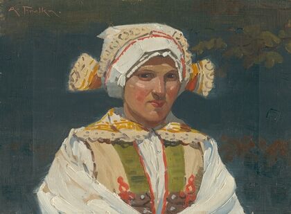 Girl in a Folk Costume