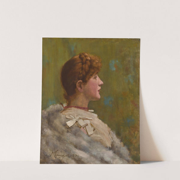 Girl In A Fur Wrap by Sir John Lavery