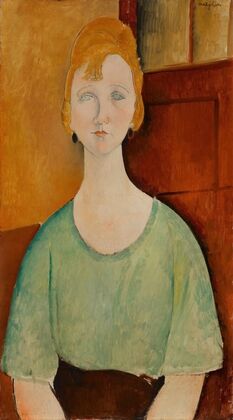 Girl in a Green Blouse (1917)