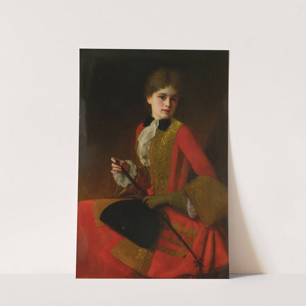 Girl In A Riding Habit by Gustave Jean Jacquet