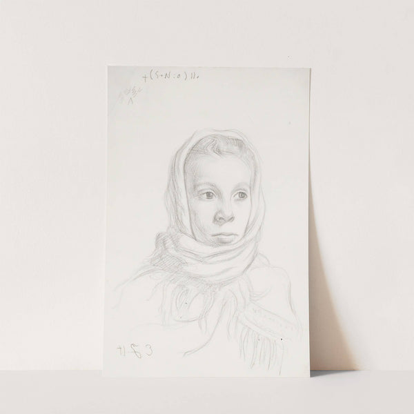 Girl in a Scarf (Fanny Wasenius) by Eero Järnefelt