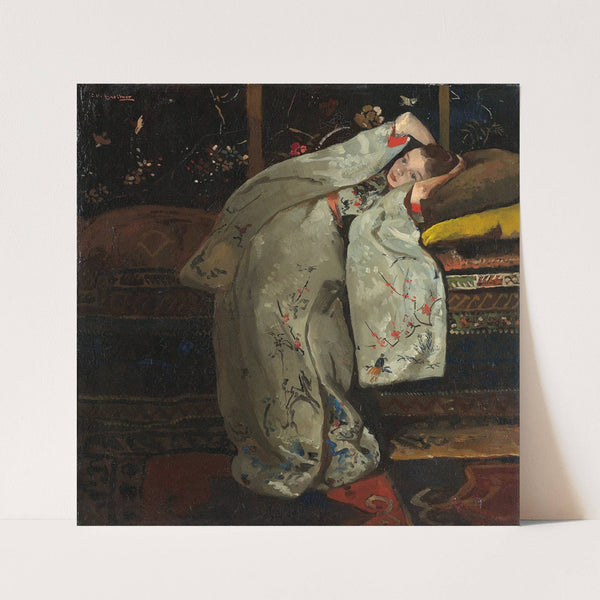 Girl in a White Kimono by George Hendrik Breitner