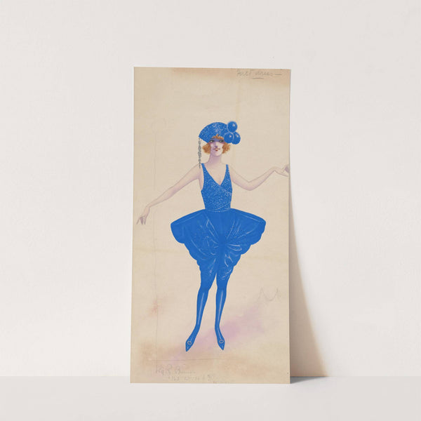 Girl in blue by Will R. Barnes