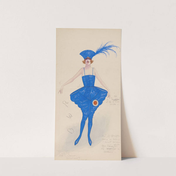 Girl in blue by Will R. Barnes