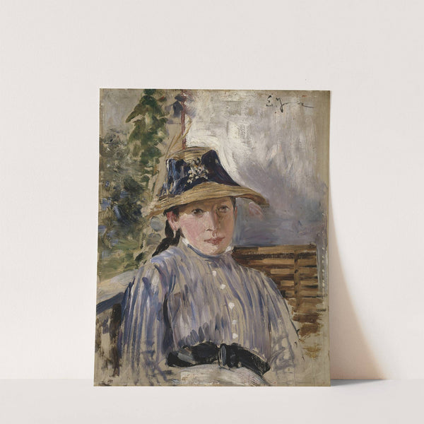 Girl in Blue by Ernst Josephson