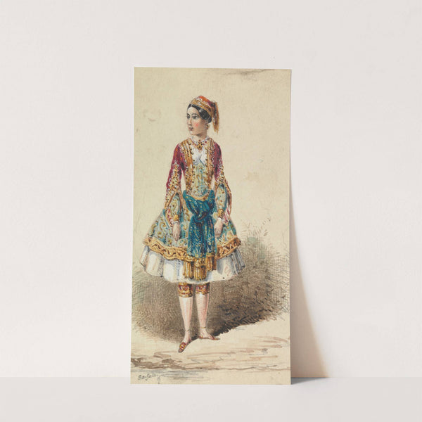 Girl in Near-Eastern Costume by George Augustus Sala