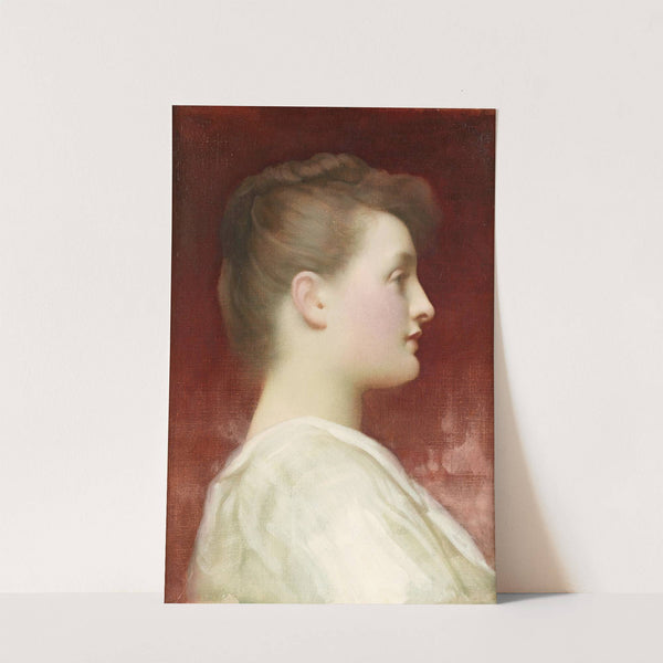 Girl in profile by Frederic Leighton