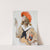Girl in Red Beret Looking into Compact Mirror by Paul Stahr