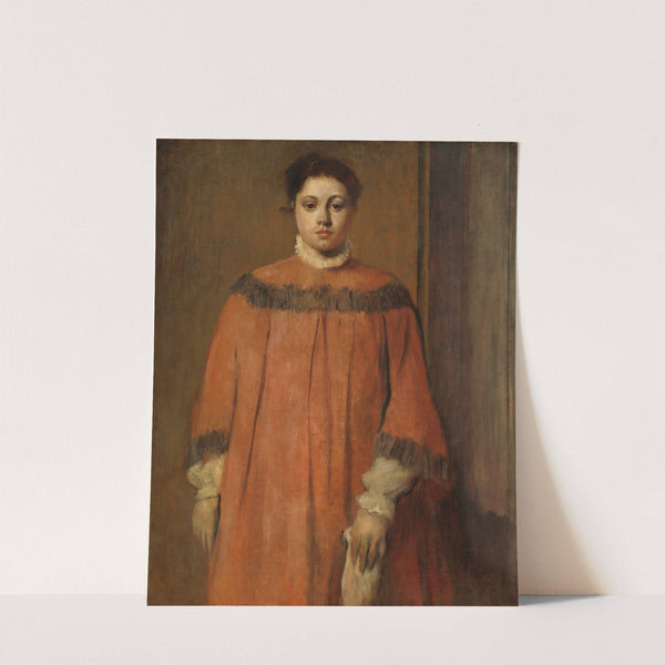 Girl in Red (c. 1866) by Edgar Degas