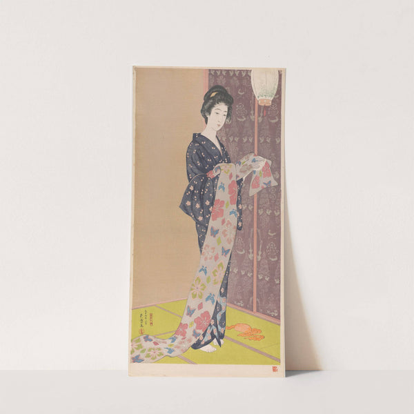 Girl in Summer Costume by Hashiguchi Goyō
