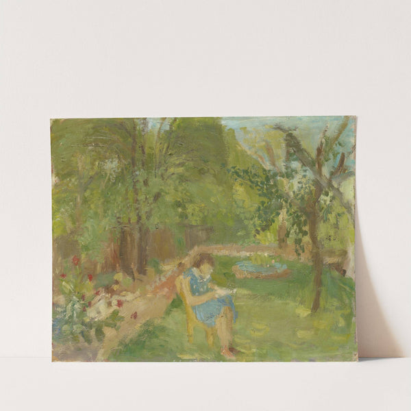 Girl in the Garden by Walter Kurt Wiemken