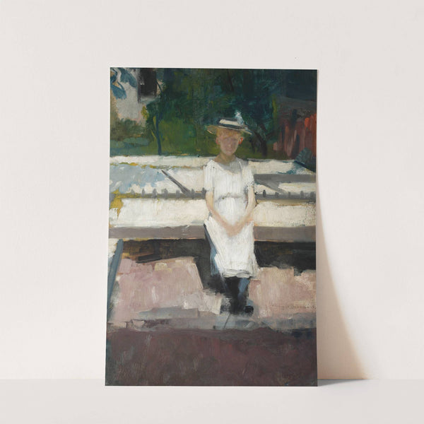 Girl in the garden (1896) by Olga Boznanska