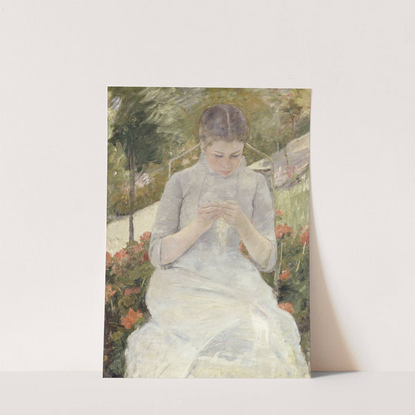 Girl in the Garden (between 1880 and 1882) by Mary Cassatt