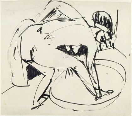 Girl in tub (circa 1913)