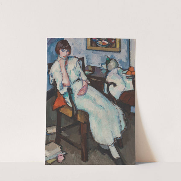 Girl in White by Samuel John Peploe