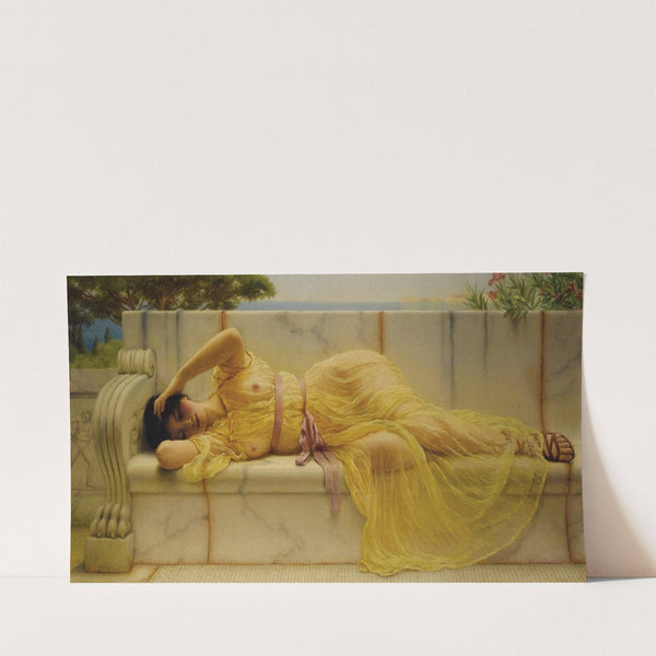 Girl in Yellow Drapery (1901) by John William Godward