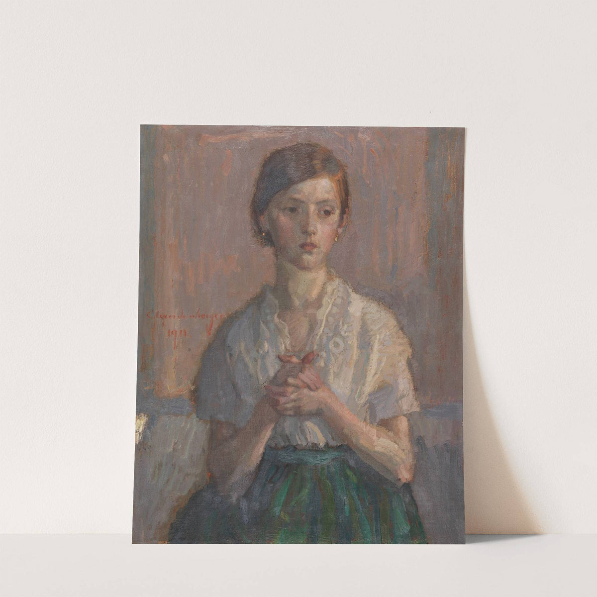 Girl praying by Christian Landenberger