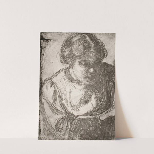 Girl Reading (Hilda Tamminen) by Pekka Halonen