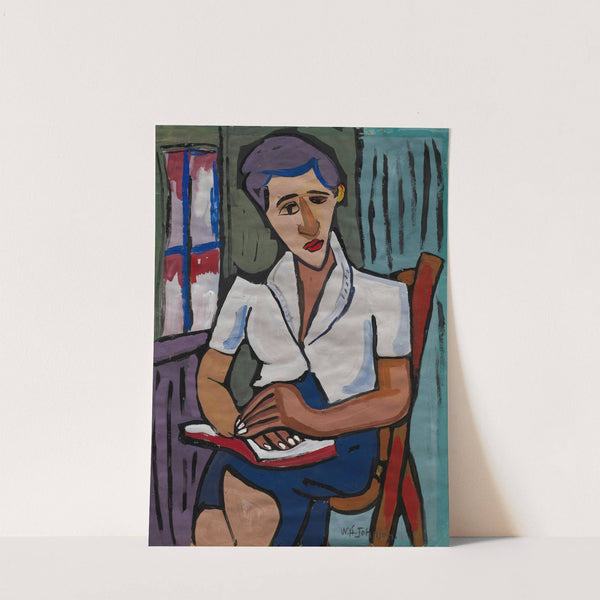 Girl Seated (1939) by William Henry Johnson