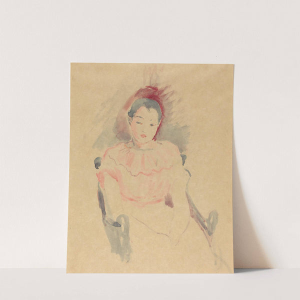 Girl Seated (1894) by Berthe Morisot