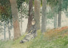 Girl Seated In A Grove (1880)