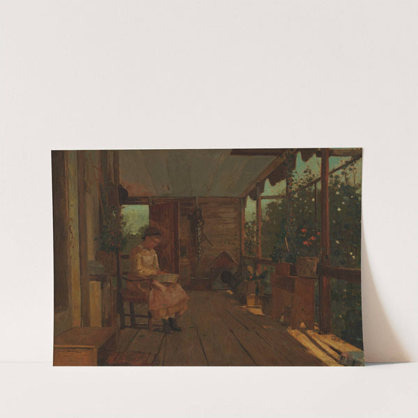 Girl Shelling Peas by Winslow Homer