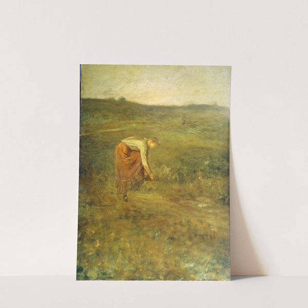 Girl Tying Her Shoe by George Fuller