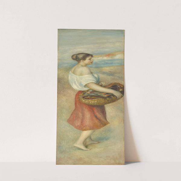 Girl with a Basket of Fish by Pierre-Auguste Renoir