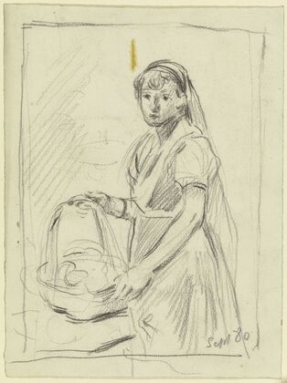 Girl with a basket — size preview