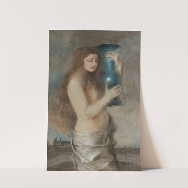 Girl with a blue vase (Tears) by Teodor Axentowicz