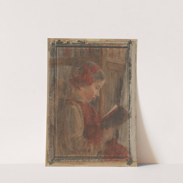 Girl with a Book by Jozef Hanula