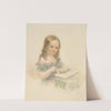 Girl with a Book by Friedrich Dewehrt