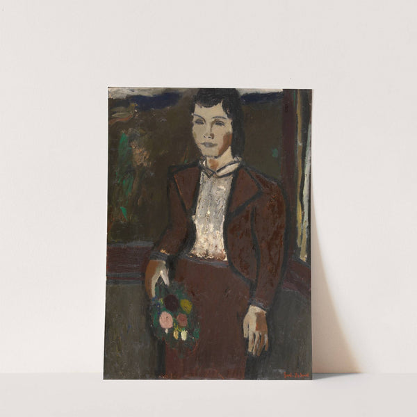 Girl with a Bouquet by Gustave De Smet