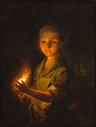 Girl with a Burning Torch