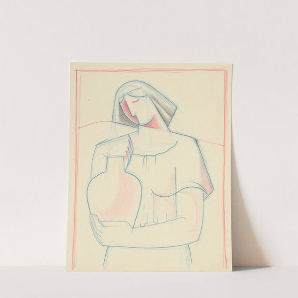 Girl with a jug by Mikuláš Galanda