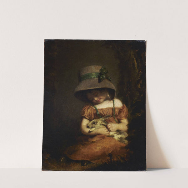 Girl with a Rabbit by John Hoppner